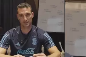 La pizarra de Lionel Scaloni: Qu revelan las anotaciones del DT de la Seleccin argentina