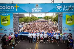 Con 10.000 participantes, se llev a cabo la Maratn Mundial en homenaje a Guido Jalil