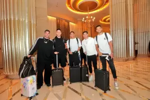 Llegaron a Abu Dabi De Paul, Foyth, Julin lvarez, Rulli y Molina