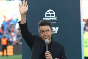 Gallardo en su adis al Millonario: "Gracias, los amo, los voy a extraar"