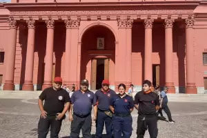 Regresaron los bomberos voluntarios de Orn: valor en lo hecho y reclamo por la ayuda econmica insuficiente