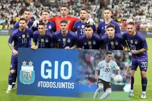 "Todos Juntos": el conmovedor gesto de la seleccin con Lo Celso en la previa del ltimo amistoso