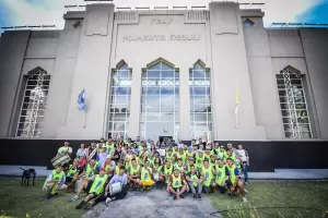 La peregrinaci�n de los Hogares de Cristo visit� la Casa Natal del Beato Esqui�