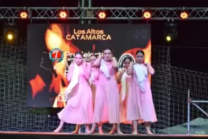 La academia catamarquea de folklore "El Caudillo" participa en el Nacional de Malambo