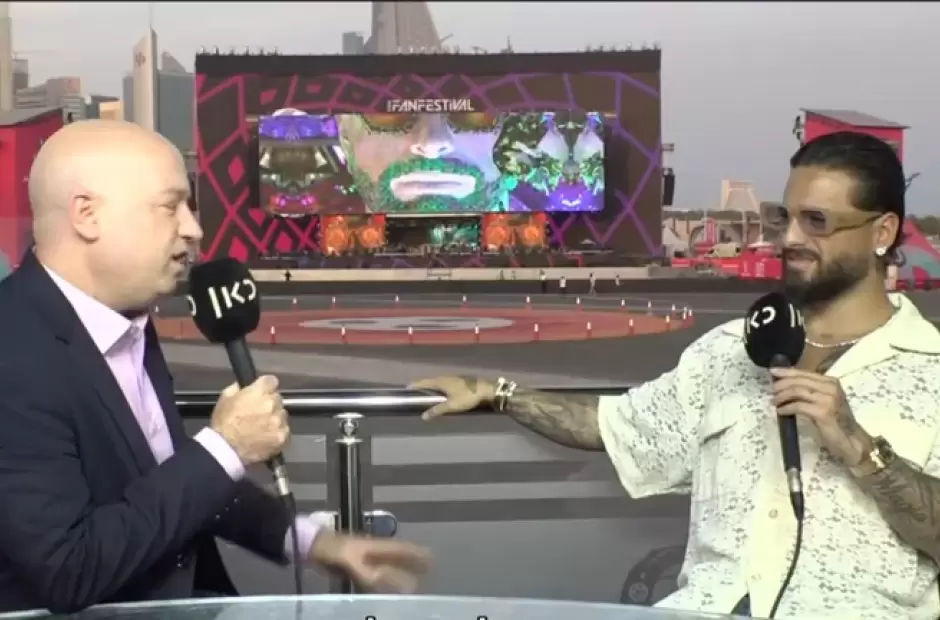 Maluma abandona entrevista con medio israel�.