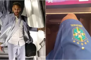Brasil arrib a Qatar y Neymar gener revuelo con una polmica foto: Ya se ve campen?
