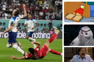 Desde la goleada de Inglaterra sobre Ir�n, hasta la locura por el tobillo de Messi: los memes que deja el segundo d�a del Mundial