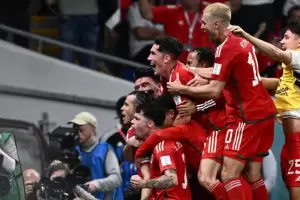 Estados Unidos empat 1 a 1 con Gales por el Grupo B