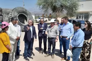 El Gobierno destaco el trabajo de la planta de reciclado de neumticos