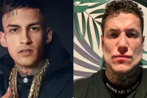 "Te voy a romper la boca, simio ignorante": L-Gante mostr las amenazas de Alex Caniggia por WhatsApp