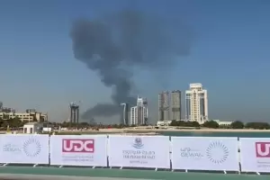 Susto en el Mundial: se registr un incendio cerca del estadio de Argentina-Mxico