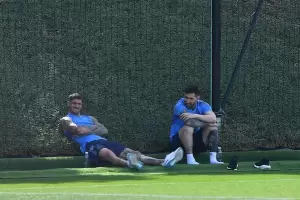 Por qu� Lionel Messi y Rodrigo de Paul no entrenaron en la pr�ctica regenerativa del plantel