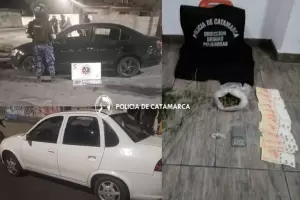 Secuestran droga y automviles en Capital: hay dos personas detenidas