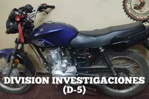 Arrestaron a un "motochorro" y le secuestraron la motocicleta