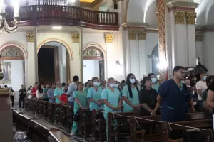 Fiesta de la Virgen del Valle: homenaje del sector de la Salud