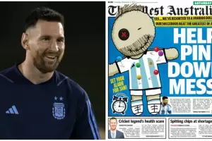 Inslito: en Australia piden clavarle alfileres a un mueco vud de Messi para ganarle a Argentina