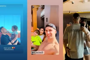 Los jugadores de la Seleccin recibieron la visita de sus familiares en la concentracin