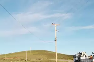 Por los peregrinos: EC SAPEM instal lneas y una substacin en Ancasti