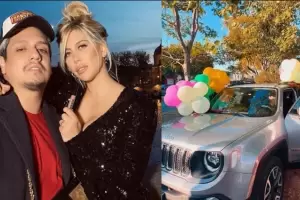 Wanda Nara le regal una lujosa camioneta a su estilista por su cumpleaos