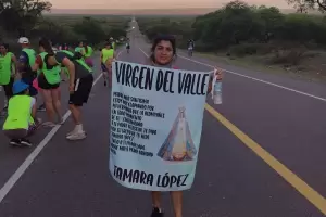 Los peregrinos santiagueos y tucumanos ya estn en tierra de la Madre del Valle