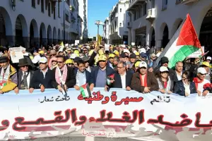 Miles de personas se manifestaron contra la inflacin y la represin en Marruecos