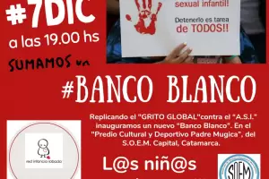 Inaugurarn un nuevo Banco Blanco en concientizacin del abuso sexual contra las infancias en el Predio Padre Mujica