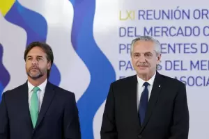 Fernndez cruz a Lacalle Pou en el Mercosur y subi la tensin con Uruguay