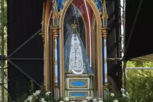 Comenzaron los "chaparrones" en la previa a la Solemne Procesin de la Virgen Morena