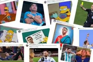 Del Santo Dibu, las "cargadas" al �rbitro, a Los Simpsons: los mejores memes del triunfo de Argentina ante Pa�ses Bajos