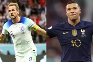 Francia e Inglaterra juegan un apasionante cruce de cuartos