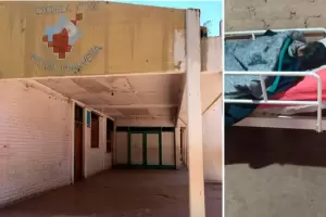 Muri Zaira, la nena wich que estaba postrada y a quien los chanchos le haban arrancado los dedos