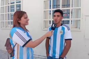 Los catamarque�os opinaron en la previa del encuentro Argentina- Croacia