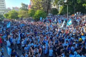 Argentina est� en la final, y Catamarca sali� a festejar con todo a la Plaza 25 de Mayo