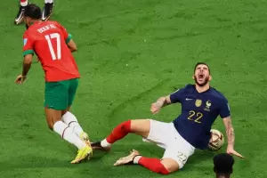 Polmica por un penal que no le dieron a Marruecos en la semifinal frente a Francia