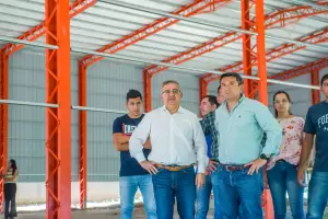 Autoridades visitaron las obras en el Estadio Diego Armando Maradona