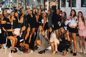 Las parejas de los jugadores del la Seleccin celebraron su ltima cena "cbala" en Qatar sin Antonela ni Tini