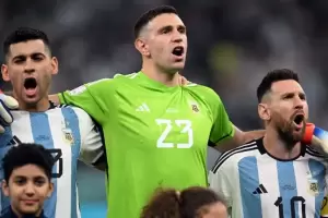 El Himno cantado por la Seleccin fue pasado por cadena nacional a 12 horas de la final