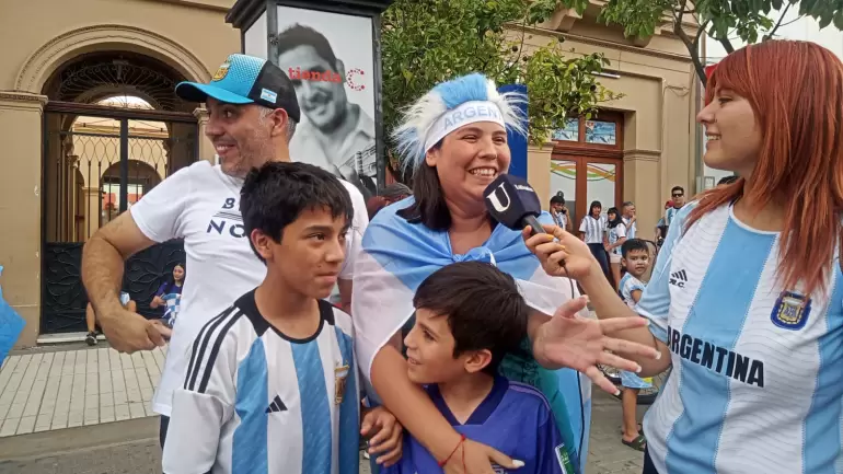 Locura catamarquea por el triunfo de la Seleccin Argentina