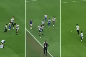 Los hijos de los jugadores de la Seleccin jugaron un picado con una botella y enternecieron a las redes sociales