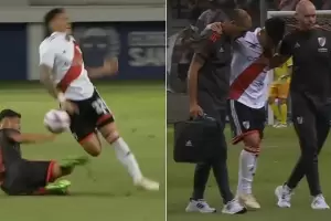 Kranevitter causa preocupacin, tras recibir una dura patada y sallir lesionado en su regreso