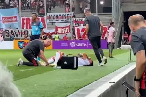 River Plate confirm que Kranevitter sufri una fractura en el tobillo derecho