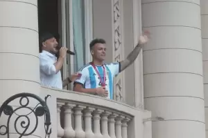 "Este ttulo hay que festejarlo todos los das": Lautaro Martnez fue homenajeado en Baha Blanca