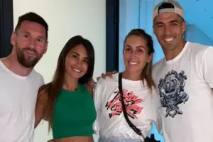 Messi se reuni con Luis Surez y su familia, con quienes pasar las fiestas: "Los quiero mucho"