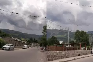 Un tornado sorprendi a Tafi del Valle en Tucumn