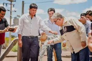 Jalil junto a los Intendentes recorrieron el avance de importantes obras