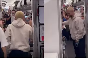 "Beckham, Beckham": la ovacin que sorprendi a Papu Gmez en un avin