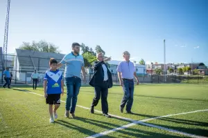 Jalil visit las instalaciones del Club Vlez Sarsfield