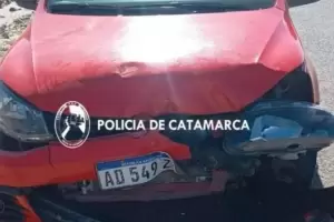 Siniestro vial en la localidad de Corral Quemado