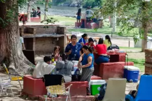 Pese a las nuevas tarifas, el camping de Las Pirquitas colm su capacidad en el primer da del ao