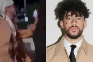 Bad Bunny se enoj y le tir el celular a una fan que lo filmaba: "Lo volvera a hacer"